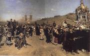 Ilya Repin Religious Procession in kursk province china oil painting reproduction